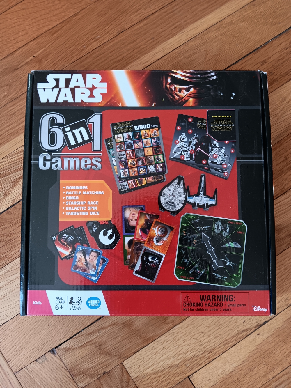 Star Wars 6-in-1 Games Set - Black and Red